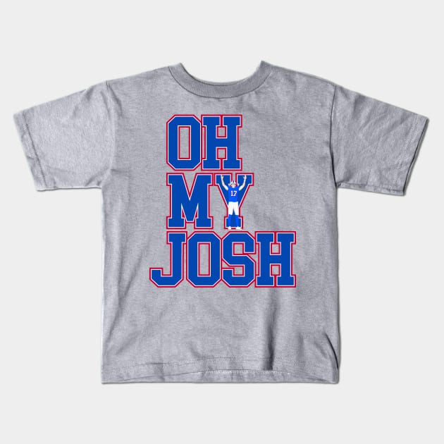 WNY Pride - Oh My Josh - Buffalo Football Kids T-Shirt by Vector Deluxe